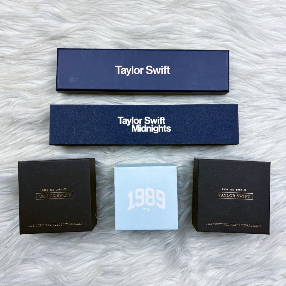 EMPTY Taylor Swift Jewelry Boxes Bejeweled Tortured Poets TTPD 1989 Necklace